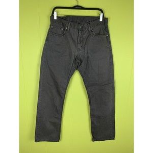 Levi Strauss Men's Gray Denim Jeans Pants W32 L30 Pockets Casual Straight Leg